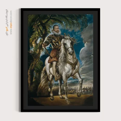 تابلو نقاشی باروک - سوارکاری دوک لرما – تابلو نقاشی پیتر پل روبنس - اسپو دکور
