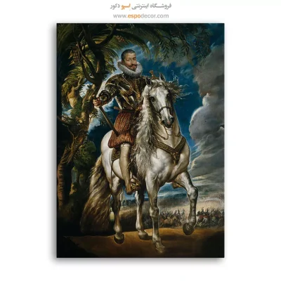 تابلو نقاشی باروک - سوارکاری دوک لرما – تابلو نقاشی پیتر پل روبنس - اسپو دکور