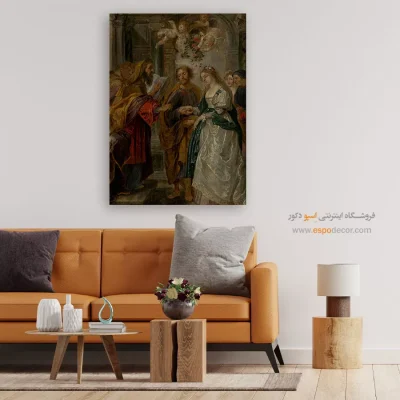 تابلو نقاشی خاص - نامزدی مریم باکره – تابلو نقاشی پیتر پل روبنس - اسپو دکور