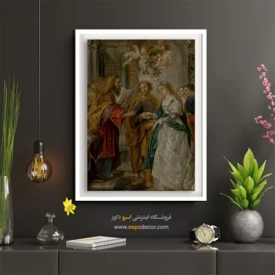 تابلو نقاشی خاص - نامزدی مریم باکره – تابلو نقاشی پیتر پل روبنس - اسپو دکور