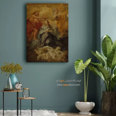 تابلو هنری خاص - تاج گذاری باکره – تابلو نقاشی پیتر پل روبنس - اسپو دکور