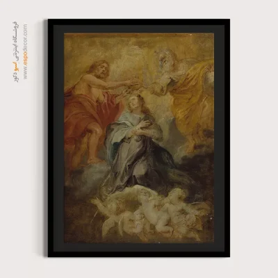 تابلو هنری خاص - تاج گذاری باکره – تابلو نقاشی پیتر پل روبنس - اسپو دکور