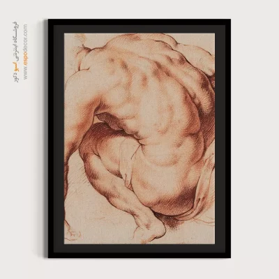 تابلو نقاشی مشهور - مرد برهنه – تابلو نقاشی پیتر پل روبنس - اسپو دکور