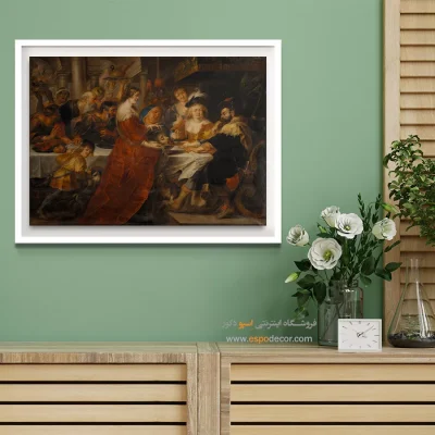 تابلو هنری بزرگ برای لابی - جشن هیرودیس – تابلو نقاشی پیتر پل روبنس - اسپو دکور