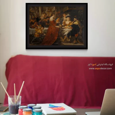 تابلو هنری بزرگ برای لابی - جشن هیرودیس – تابلو نقاشی پیتر پل روبنس - اسپو دکور