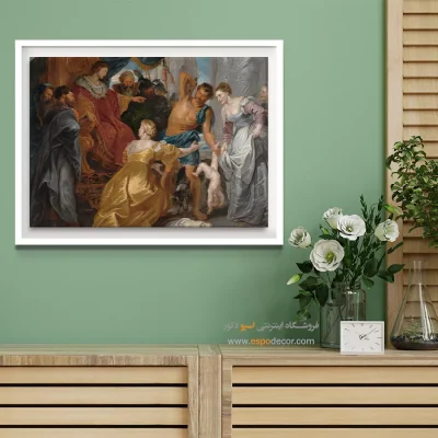 تابلو دیواری لوکس - قضاوت سلیمان – تابلو نقاشی پیتر پل روبنس - اسپو دکور