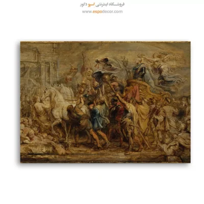 خرید تابلو نقاشی اروپایی - پیروزی هنری چهارم – تابلو نقاشی پیتر پل روبنس - اسپو دکور