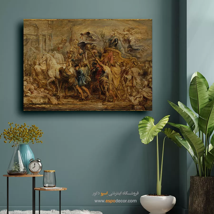 خرید تابلو نقاشی اروپایی - پیروزی هنری چهارم – تابلو نقاشی پیتر پل روبنس - اسپو دکور