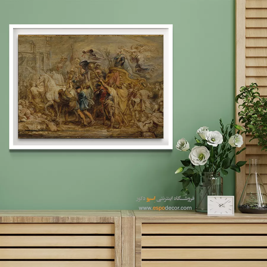 خرید تابلو نقاشی اروپایی - پیروزی هنری چهارم – تابلو نقاشی پیتر پل روبنس - اسپو دکور