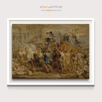 خرید تابلو نقاشی اروپایی - پیروزی هنری چهارم – تابلو نقاشی پیتر پل روبنس - اسپو دکور