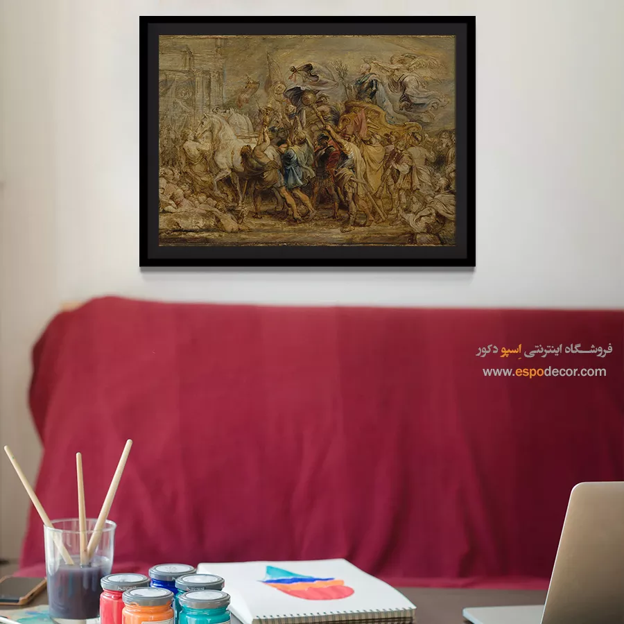 خرید تابلو نقاشی اروپایی - پیروزی هنری چهارم – تابلو نقاشی پیتر پل روبنس - اسپو دکور