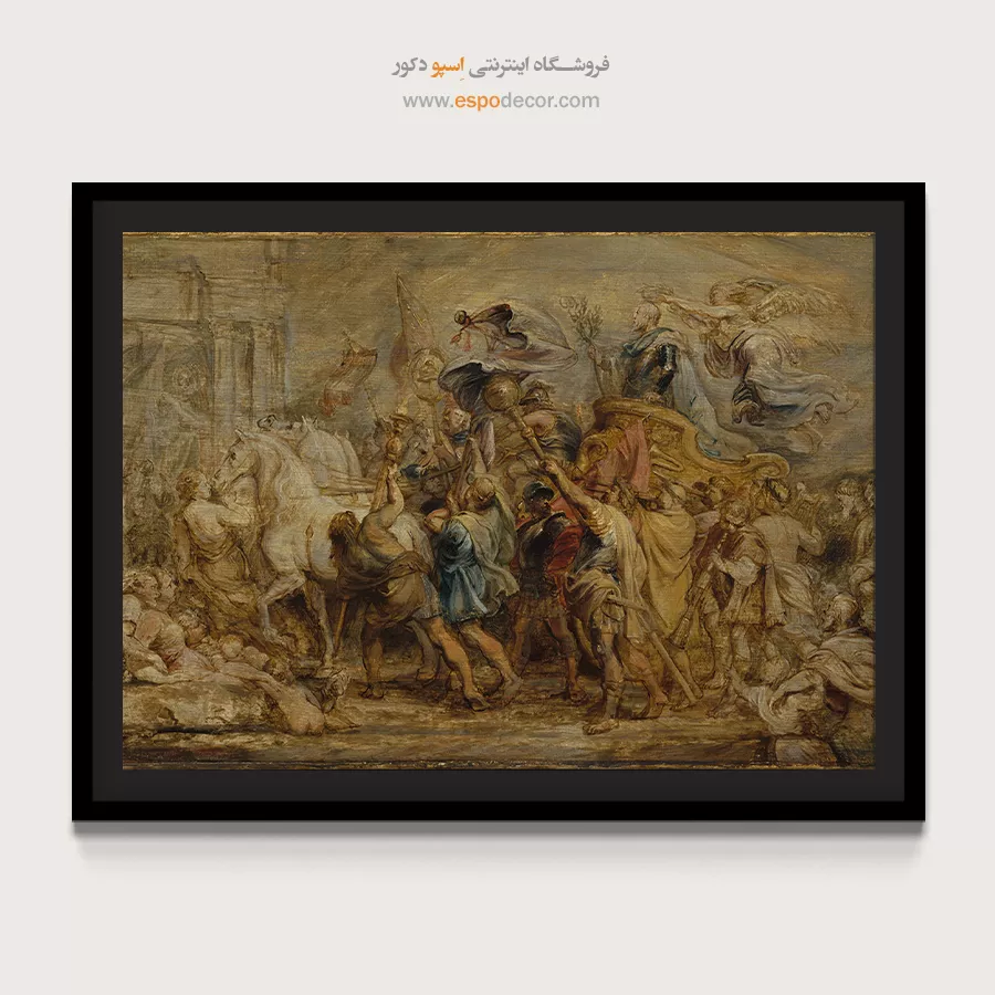 خرید تابلو نقاشی اروپایی - پیروزی هنری چهارم – تابلو نقاشی پیتر پل روبنس - اسپو دکور