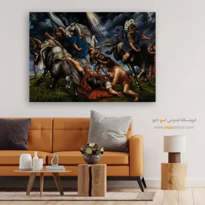 تابلو دکوراسیون نفیس - ایمان آوردن شائول – تابلو نقاشی پیتر پل روبنس - اسپو دکور