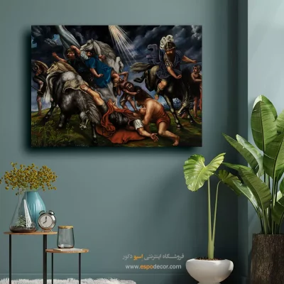 تابلو دکوراسیون نفیس - ایمان آوردن شائول – تابلو نقاشی پیتر پل روبنس - اسپو دکور