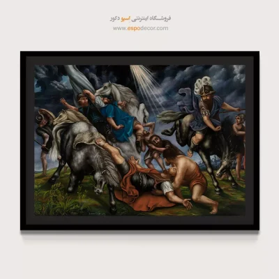 تابلو دکوراسیون نفیس - ایمان آوردن شائول – تابلو نقاشی پیتر پل روبنس - اسپو دکور