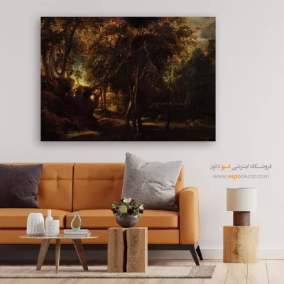 تابلو نقاشی ویژه کلکسیون - جنگلی در سپیده دم – تابلو نقاشی پیتر پل روبنس - اسپو دکور