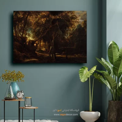 تابلو نقاشی ویژه کلکسیون - جنگلی در سپیده دم – تابلو نقاشی پیتر پل روبنس - اسپو دکور