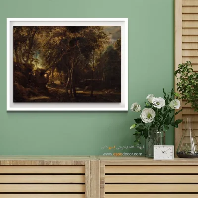 تابلو نقاشی ویژه کلکسیون - جنگلی در سپیده دم – تابلو نقاشی پیتر پل روبنس - اسپو دکور