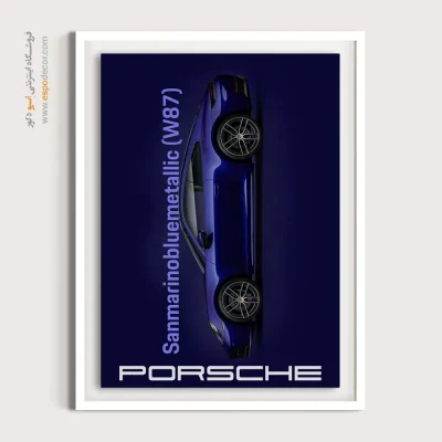 Sanmarinobluemetallic (W87) – تابلو پورشه 911