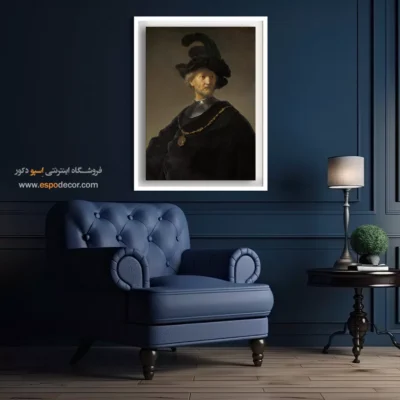 تابلو سبک کلاسیک - پیرمرد با زنجیر طلا – تابلو نقاشی رامبراند - اسپو دکور