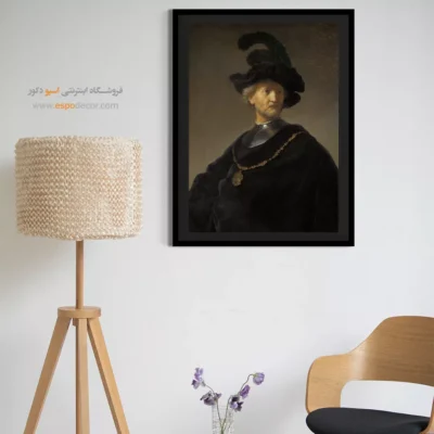 تابلو سبک کلاسیک - پیرمرد با زنجیر طلا – تابلو نقاشی رامبراند - اسپو دکور