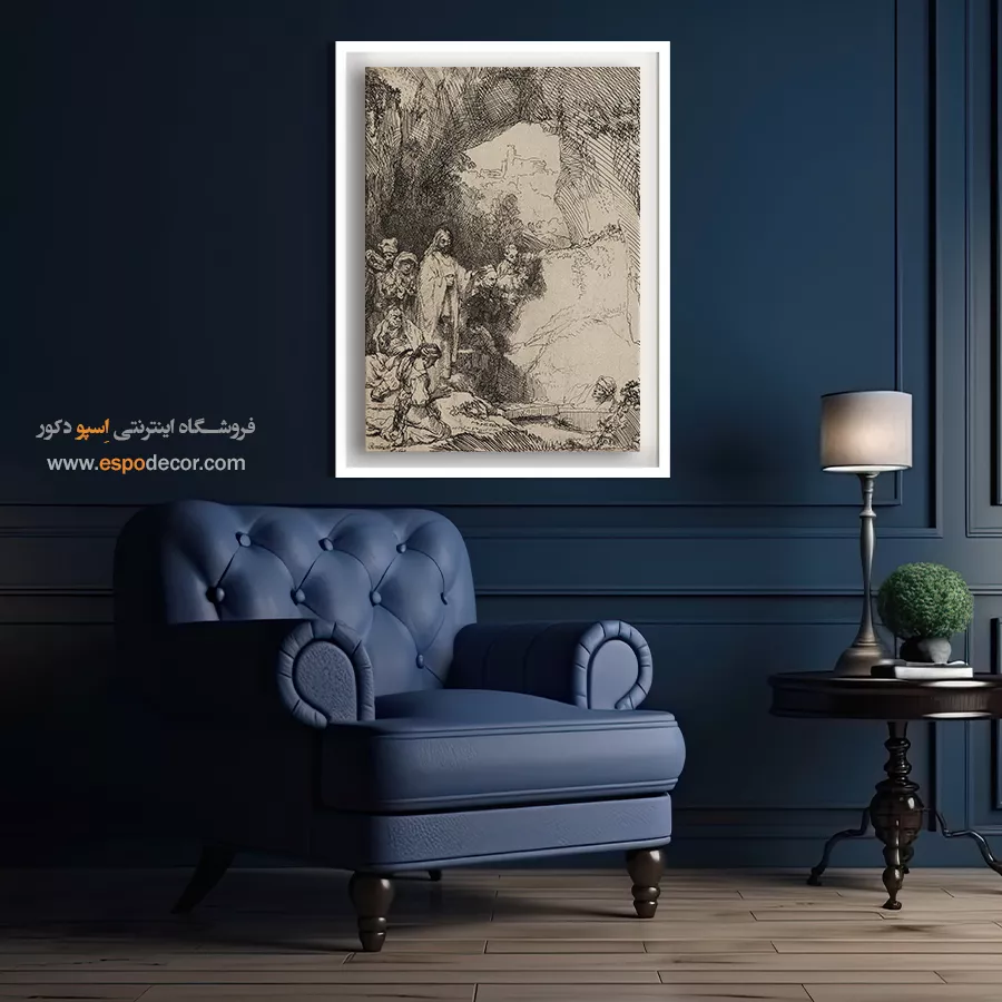 خرید تابلو رامبراند - زنده کردن لازاروس – تابلو نقاشی رامبراند - اسپو دکور