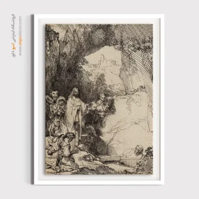 خرید تابلو رامبراند - زنده کردن لازاروس – تابلو نقاشی رامبراند - اسپو دکور