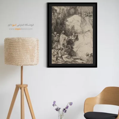 خرید تابلو رامبراند - زنده کردن لازاروس – تابلو نقاشی رامبراند - اسپو دکور