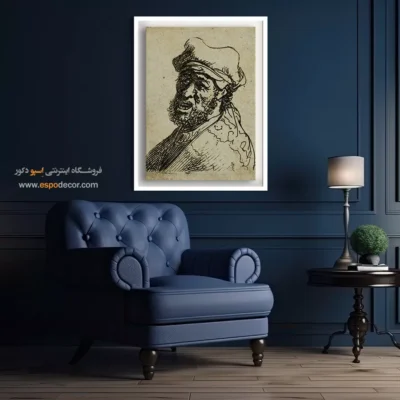 خرید تابلو پرتره معروف - مرد در حال گریه کردن – تابلو نقاشی رامبراند - اسپو دکور