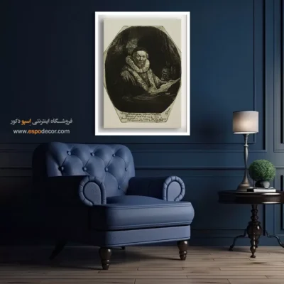 تابلو برای فضای لوکس - جان اویتنبوگارت – تابلو نقاشی رامبراند - اسپو دکور