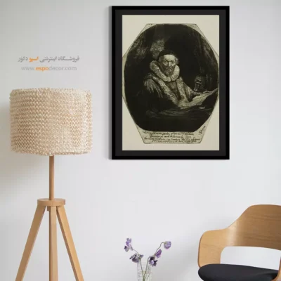 تابلو برای فضای لوکس - جان اویتنبوگارت – تابلو نقاشی رامبراند - اسپو دکور