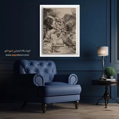 نقاشی‌های معروف رامبراند - قربانی ابراهیم – تابلو نقاشی رامبراند - اسپو دکور