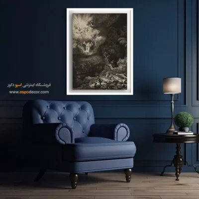 تابلو نقاشی سبک رامبراند - فرشته ای که در برابر شبانان ظاهر می شود – تابلو نقاشی رامبراند - اسپو دکور