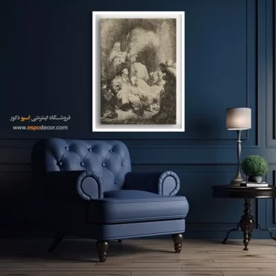 خرید تابلو بوم لوکس - ختنه – تابلو نقاشی رامبراند - اسپو دکور