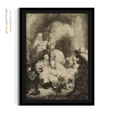 خرید تابلو بوم لوکس - ختنه – تابلو نقاشی رامبراند - اسپو دکور