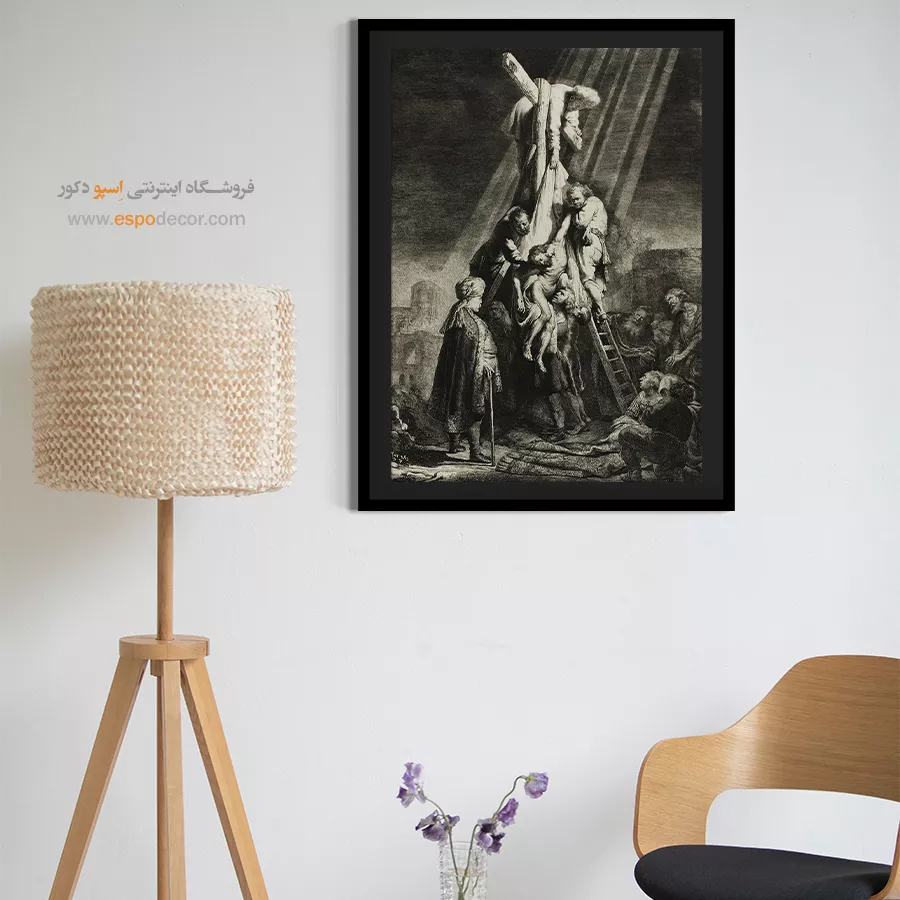 خرید بهترین تابلوهای کلاسیک - نزول از صلیب – تابلو نقاشی رامبراند - اسپو دکور