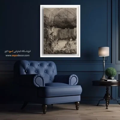 خرید تابلو رامبراند با قیمت عالی - مقبره – تابلو نقاشی رامبراند - اسپو دکور