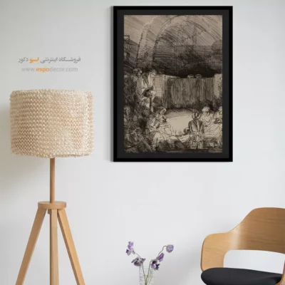 خرید تابلو رامبراند با قیمت عالی - مقبره – تابلو نقاشی رامبراند - اسپو دکور