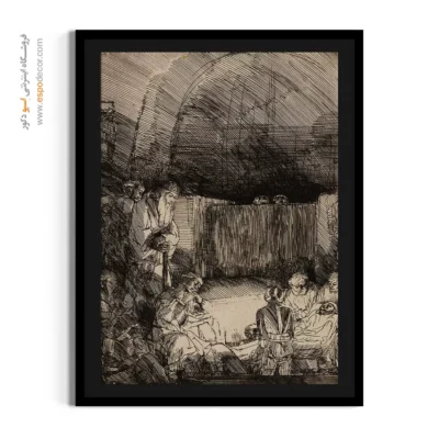 خرید تابلو رامبراند با قیمت عالی - مقبره – تابلو نقاشی رامبراند - اسپو دکور