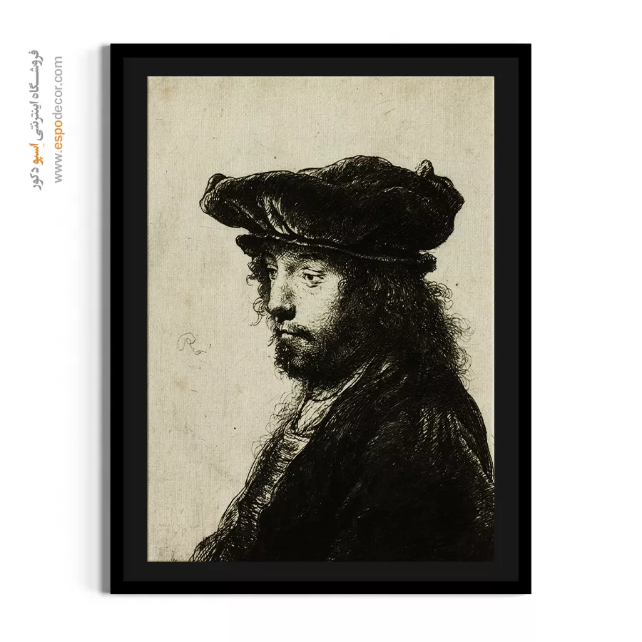 خرید تابلو نقاشی کلاسیک - چهارمین سر شرقی – تابلو نقاشی رامبراند - اسپو دکور