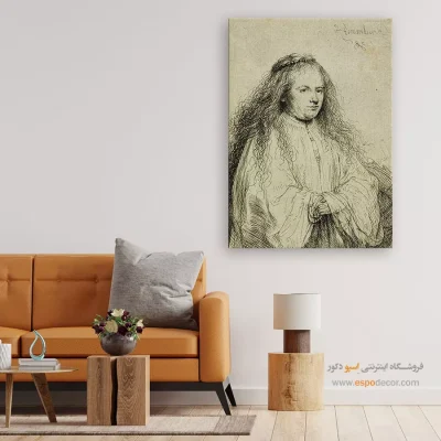 خرید تابلو چهره زن کلاسیک