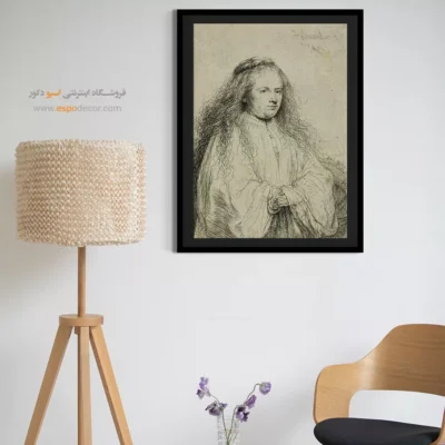 خرید تابلو چهره زن کلاسیک - سنت کاترین – تابلو نقاشی رامبراند - اسپو دکور