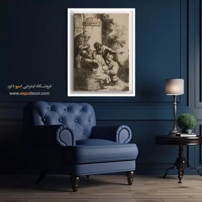 خرید تابلو بوم آماده - لباس یوسف را برای یعقوب آوردند – تابلو نقاشی رامبراند - اسپو دکور