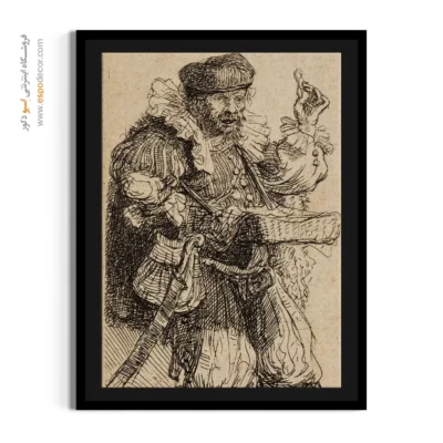 تابلو نقاشی برای هدیه تولد - کوکسالور – تابلو نقاشی رامبراند - اسپو دکور