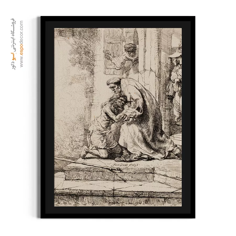 تابلو بازگشت پسر نافرمان - بازگشت پسر نافرمان – تابلو نقاشی رامبراند - اسپو دکور