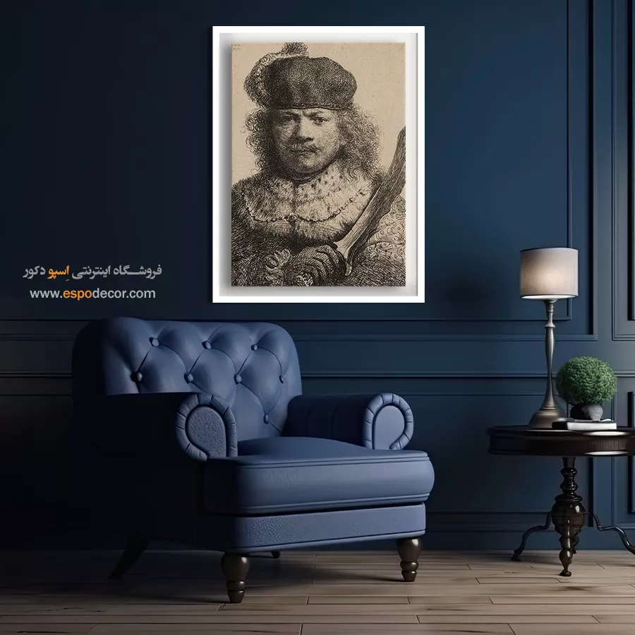 سلف پرتره رامبراند - سلف پرتره – تابلو نقاشی رامبراند - اسپو دکور