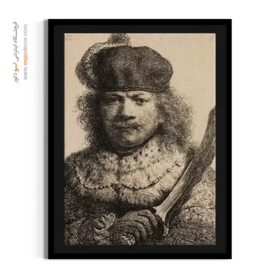 سلف پرتره رامبراند - سلف پرتره – تابلو نقاشی رامبراند - اسپو دکور