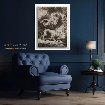 تابلو نقاشی کلاسیک جدید - سنت جروم میخواند – تابلو نقاشی رامبراند - اسپو دکور