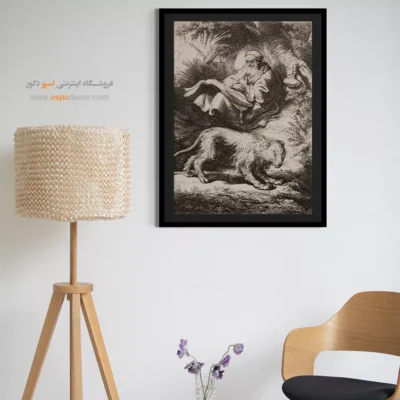 تابلو نقاشی کلاسیک جدید - سنت جروم میخواند – تابلو نقاشی رامبراند - اسپو دکور