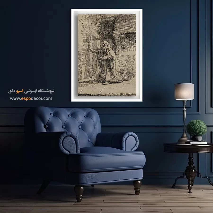 تابلو نقاشی برای هدیه - کوری توبیت – تابلو نقاشی رامبراند - اسپو دکور